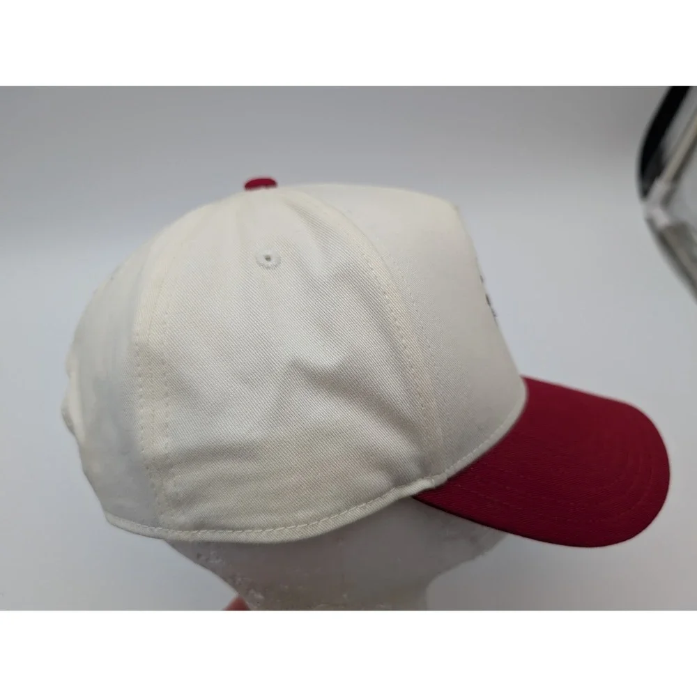 AS Colour Legacy Dripping Dice Snapback Hat Cream Red 2-Tone 5-Panel Cap